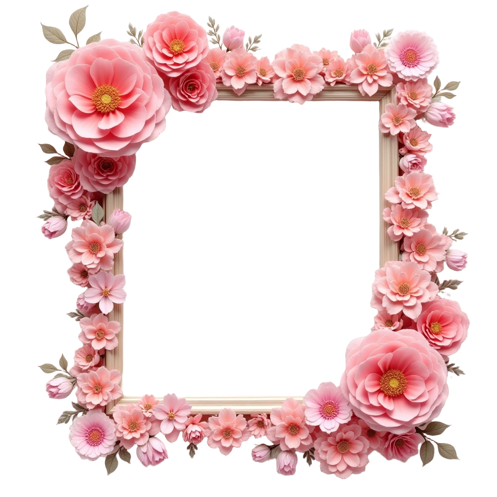 Elegant Floral Frame